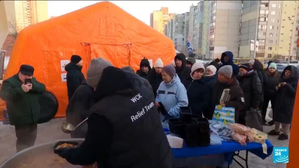 Residents left without power as Russia targets Ukraine's energy grid