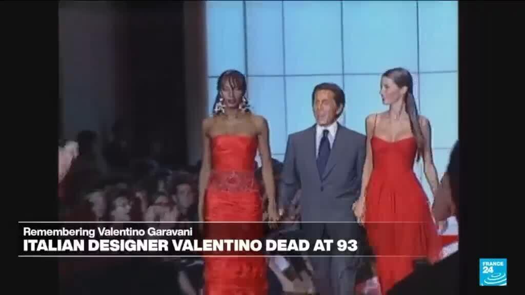 A 'joyful' designer who worked on 'elevating the beauty of women': Valentino dead at 93