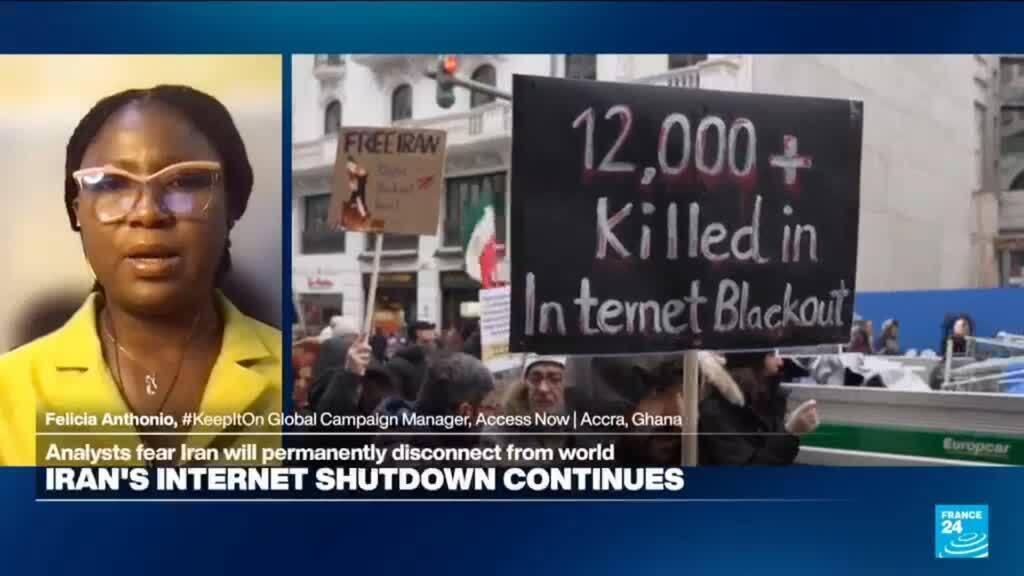 Iran internet blackout: 'Shutdowns tend to enable governments to conceal human rights violations'