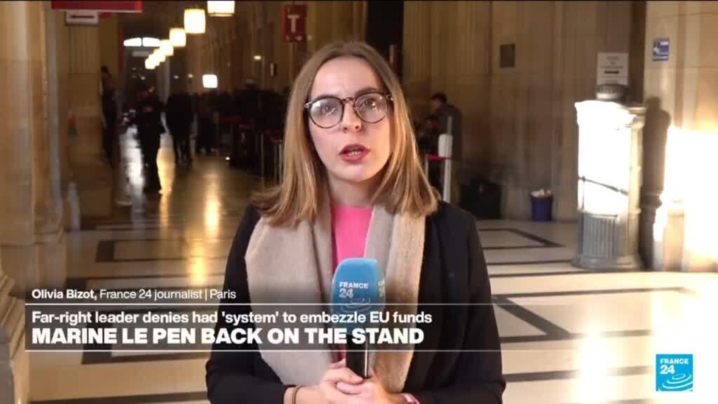 Le Pen admits "negligence" in EU fund embezzlement appeal trial