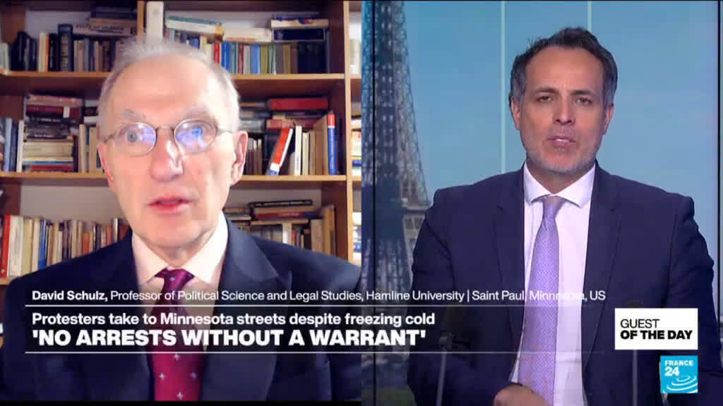 Protesters take to Minnesota streets despite freezing cold