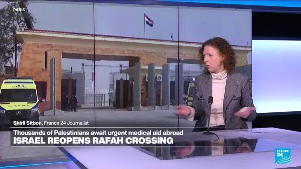 Israel reopens Gaza's Rafah crossing under very strict conditions