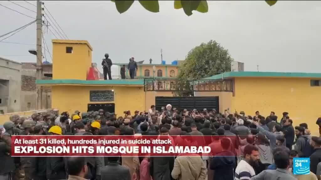 Pakistan: Suicide blast at Islamabad mosque kills at least 30, wounds over 130