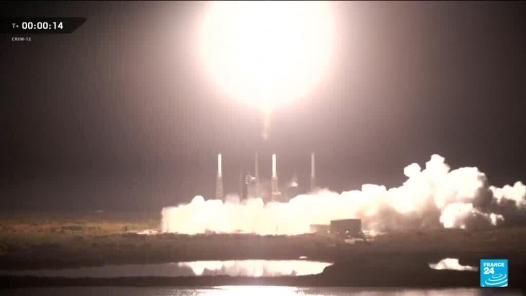 Replay: Crew-12 lifts off for ISS