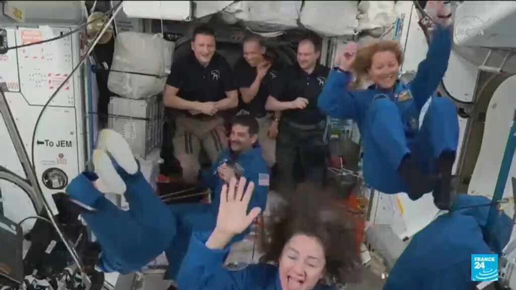 NASA's crew-12 docks at International Space Station