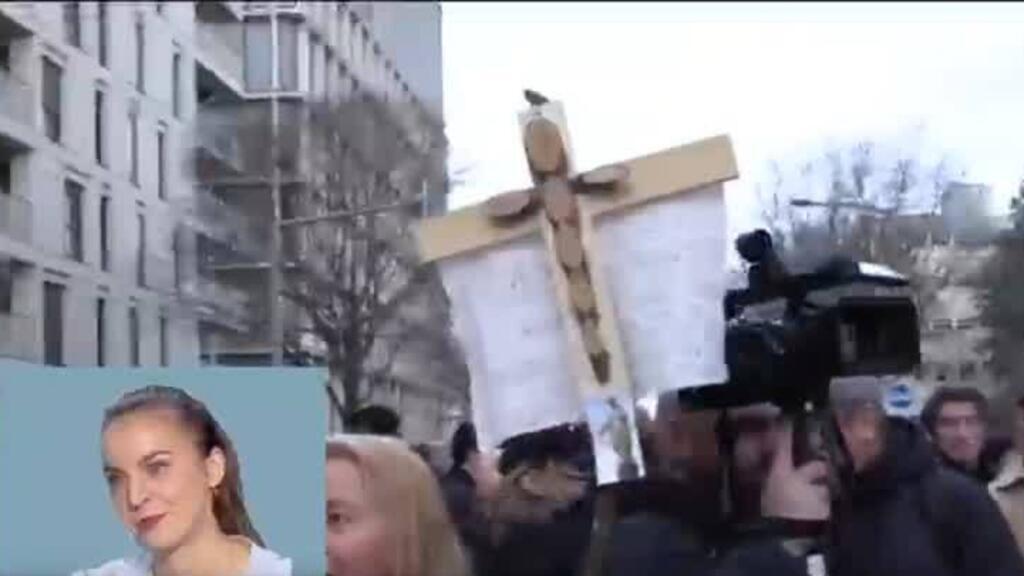 'Heavy', 'sad' and 'increasingly intense' atmosphere at rally for killed far-right activist