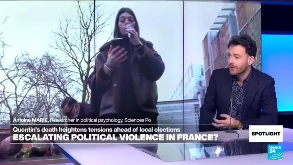 Quentin's death sparks tensions across France