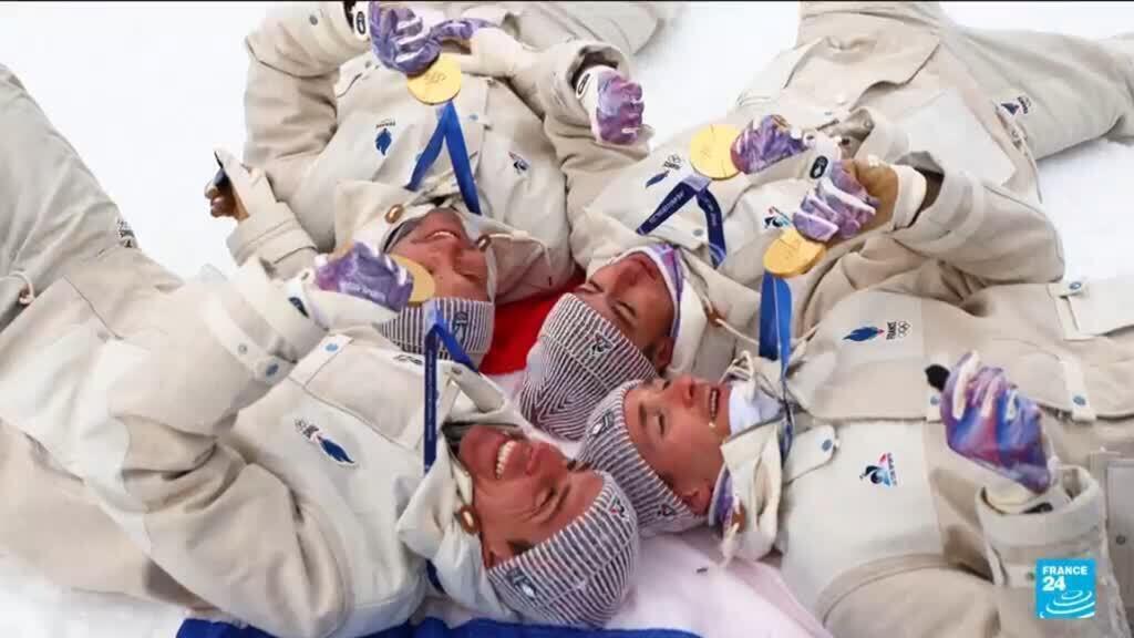 French team returns from Winter Olympics with bumper medal haul