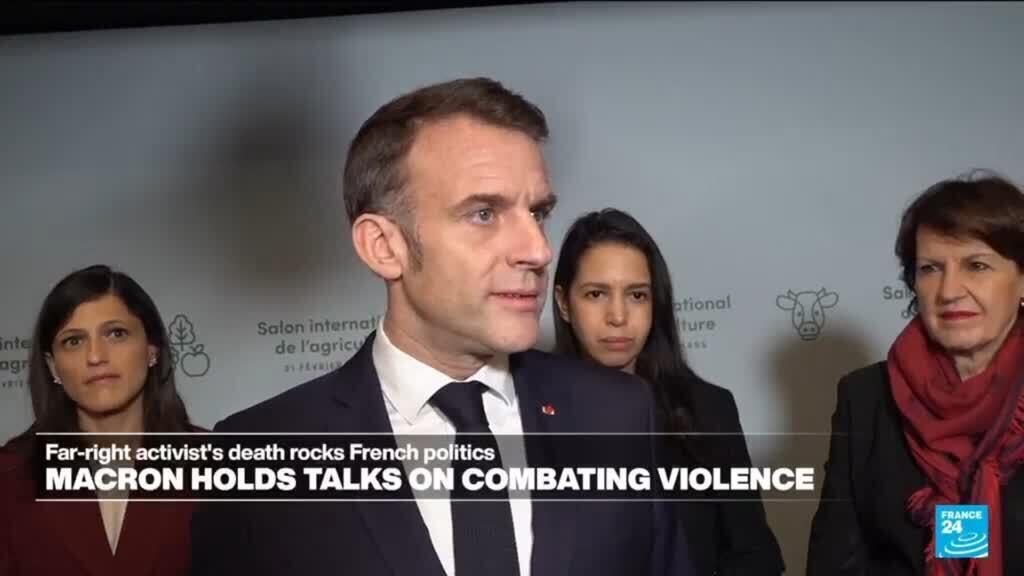France: Emmanuel Macron holds talks on combating violence