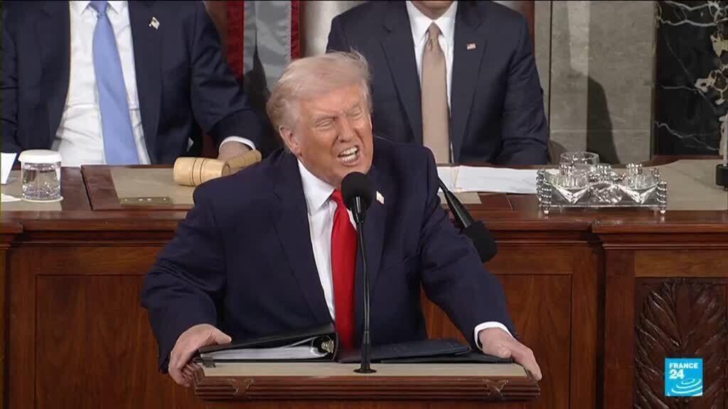 Drama, spectacle and division as Trump delivers contentious State of the Union address