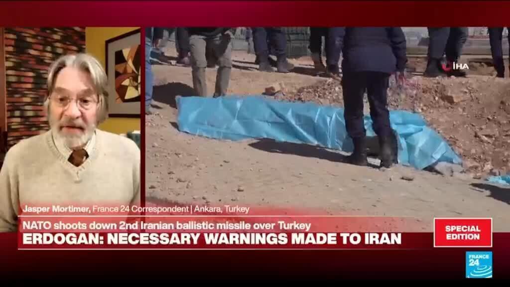 Erdogan warns Iran against 'provocative steps' after second missile intercepted