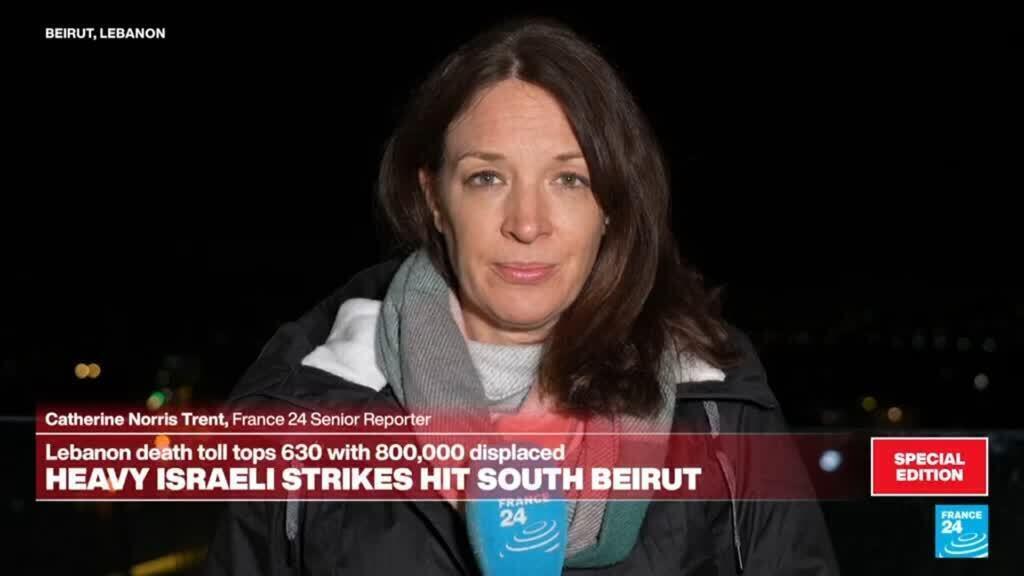 Israel launches new 'large-scale' wave of strikes on south Beirut