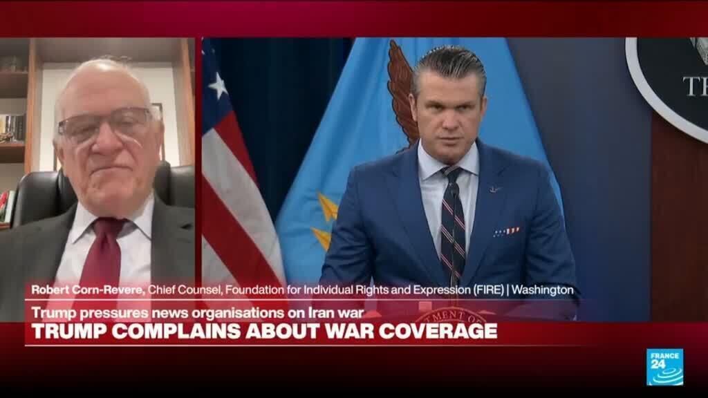 Trump team applying pressure to media: Tell the war's story the way we see it