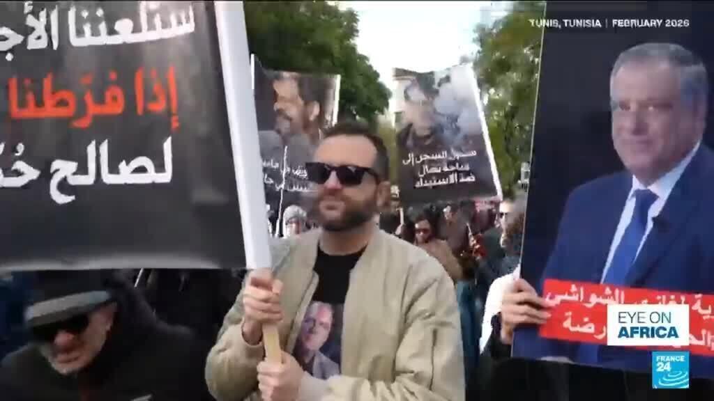 With Tunisian opposition figures in jail, family members lead calls for change