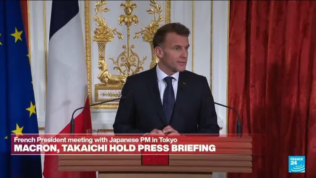 REPLAY: France's Macron, Japan Takaichi hold press briefing