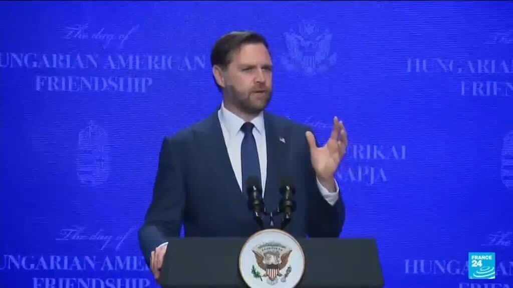 Vance hails Orban as a 'model' for Europe during pre-election Hungary visit