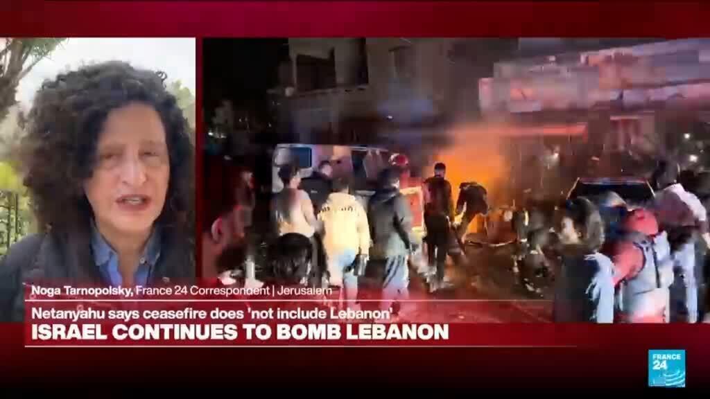 Israel says Iran ceasefire does not include Lebanon