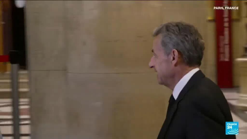 Sarkozy due back in court on second day of appeals trial