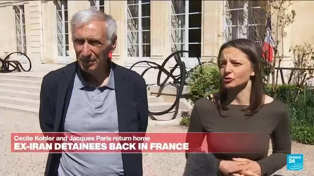 REPLAY: 'A message of hope' - French pair held in Iran speak to media after release