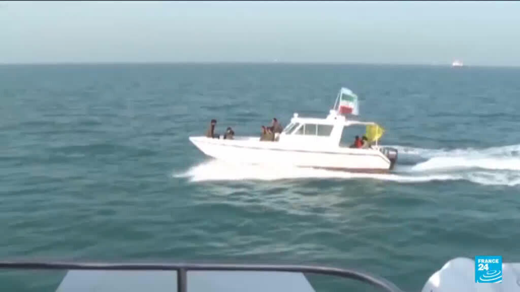Chart shows Iran may have put sea mines in Strait of Hormuz