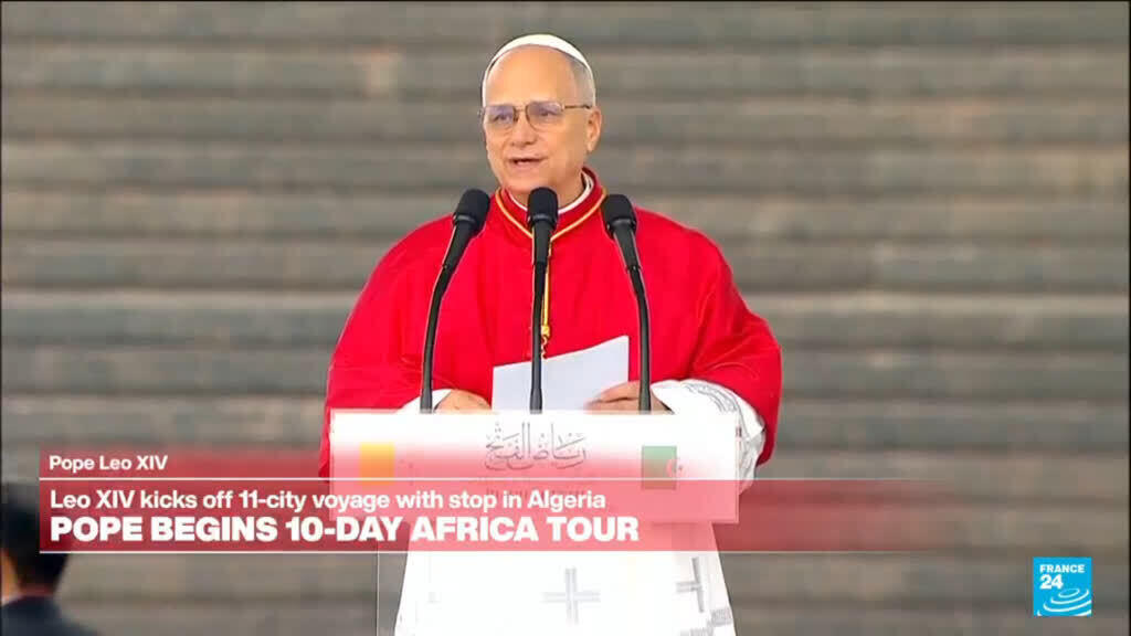 REPLAY: Pope Leo XIV delivers remarks as he opens trip in Algeria