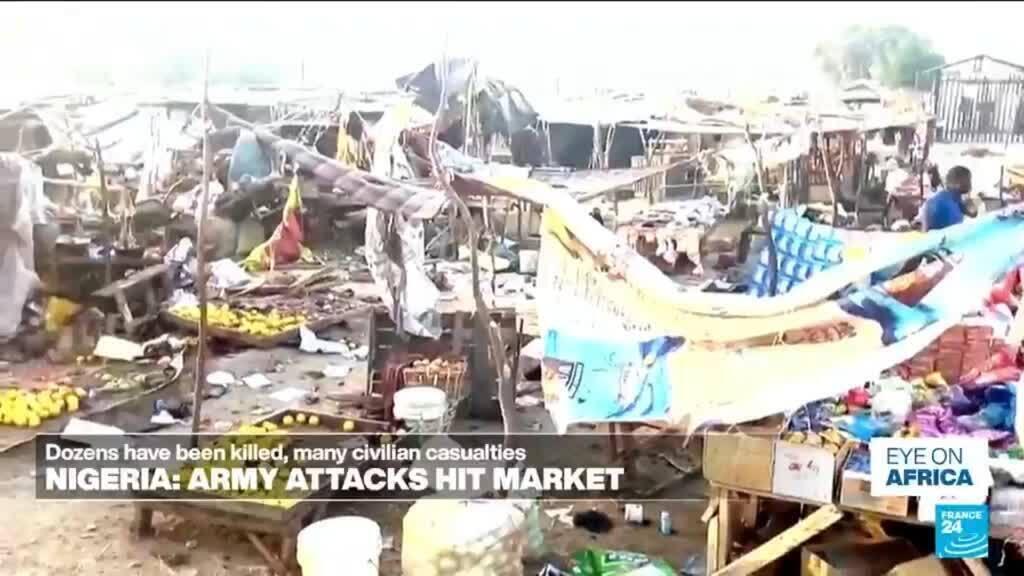 Nigerian airstrike hits market in northeast Yobe state