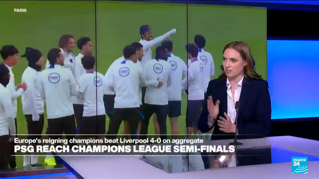 Paris Saint-Germain beats Liverpool to reach the Champions League semifinals