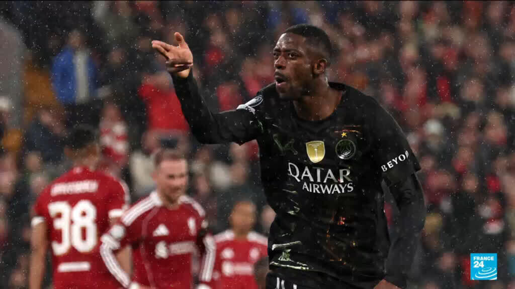 Dembele sends PSG past wounded Liverpool into Champions League semis