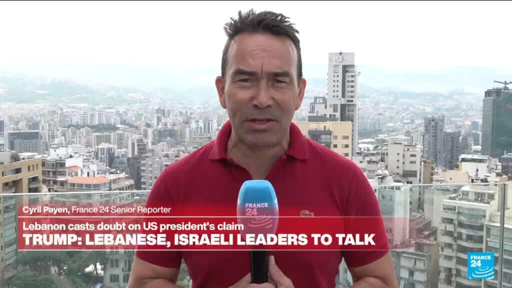 Lebanon expresses cautious optimism on US president's claim of direct talks with Israel