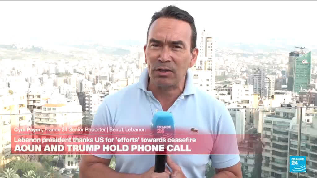 Lebanon president had phone call with Trump, thanked him for 'efforts' towards ceasefire