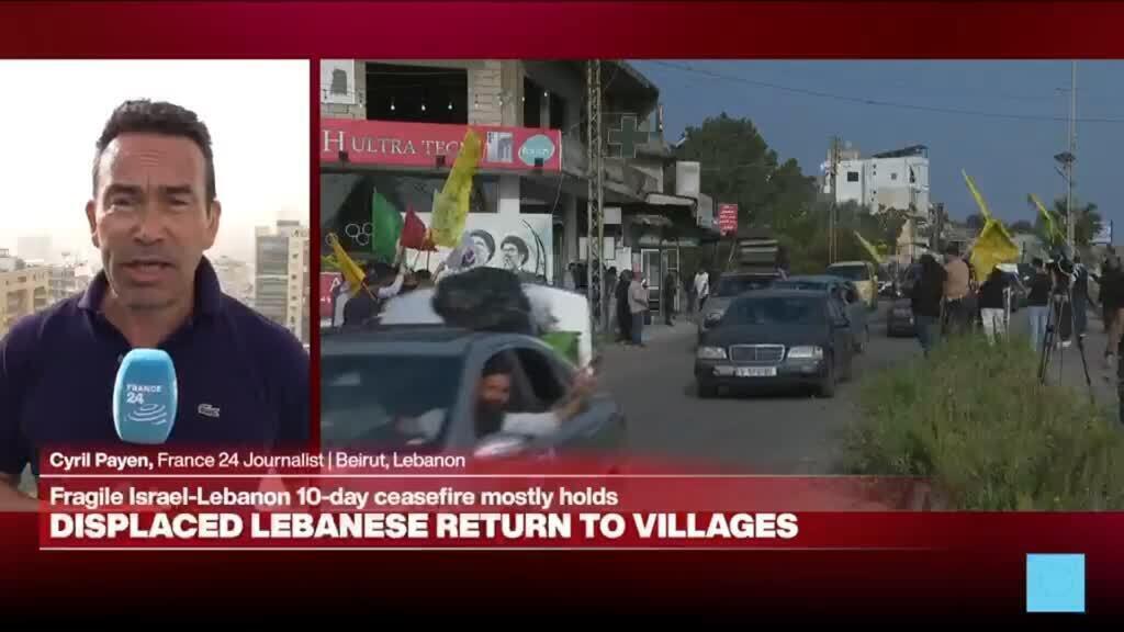 "We are just displaced and we have to go back" : Lebanese return to southern villages