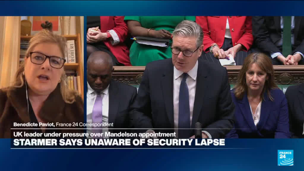 UK Starmer says unaware of security lapse in Mandelson security vetting