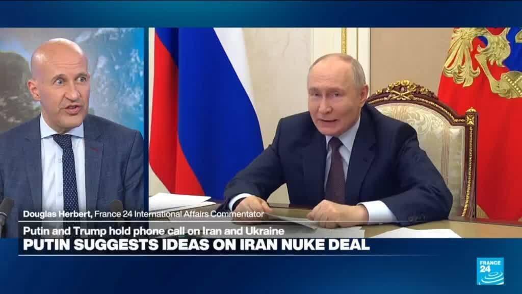 Putin, in call with Trump, put forward ideas on Iran, Kremlin says
