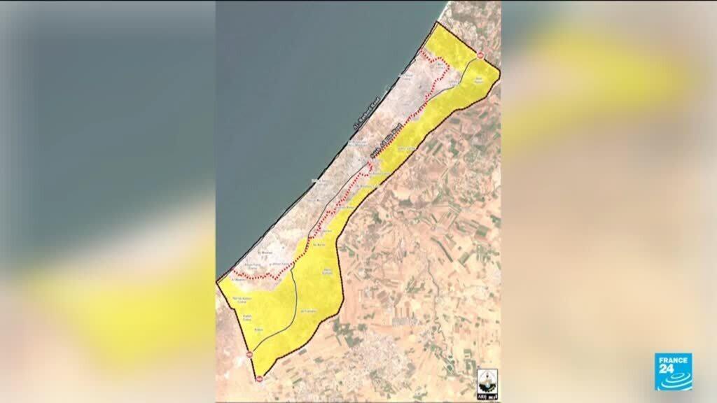 Israeli maps outline expanded zone of military control in Gaza