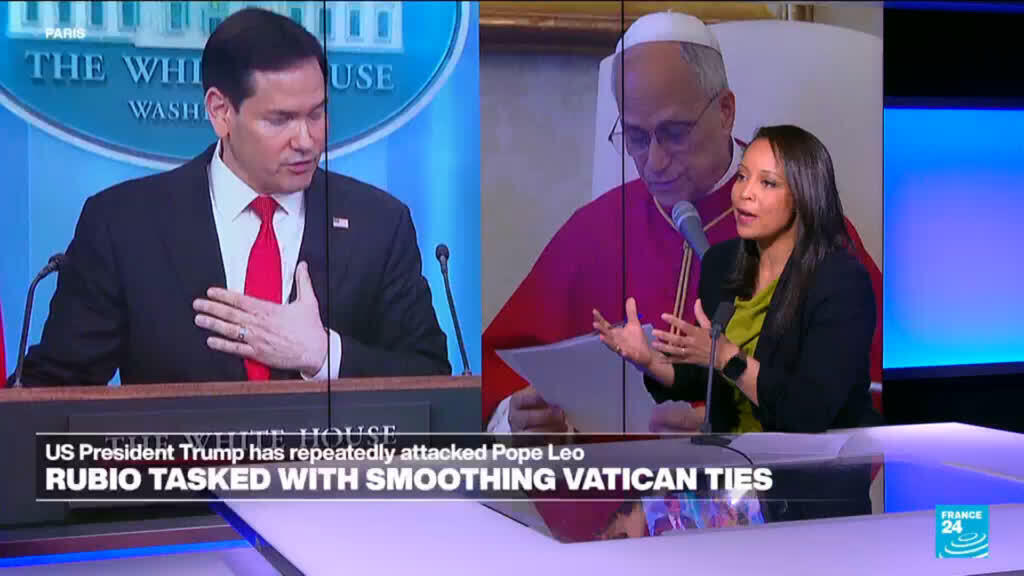 US Rubio seeks to ease tensions with US pope after Trump's attacks