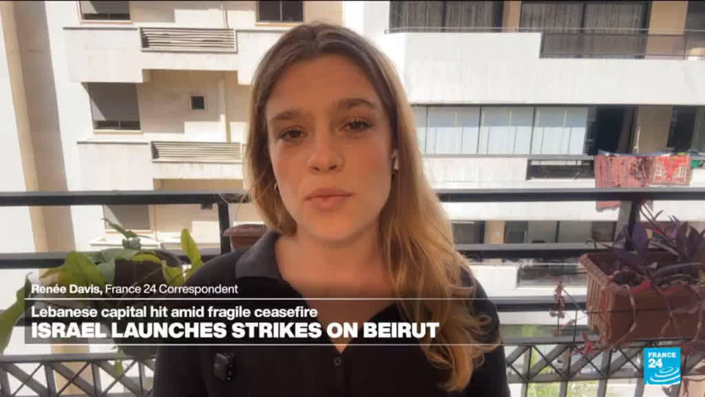 Israel strikes Beirut southern suburb ahead of crucial Washington talks