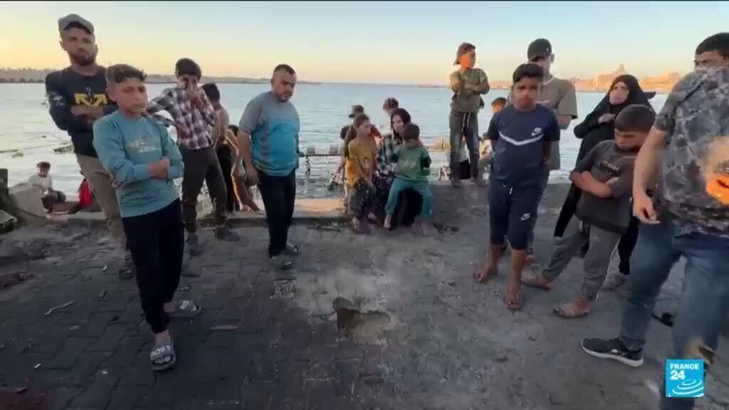 Israeli strike kills at least two at Gaza seaport café, medics say