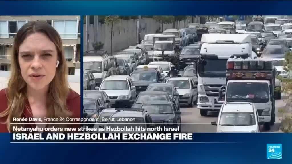 'Chaotic scenes' in Beirut after Netanyahu orders strikes