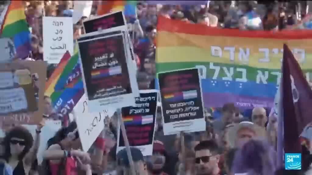 Annual Jerusalem Pride parade marches to Knesset to demand legislative change, equal rights