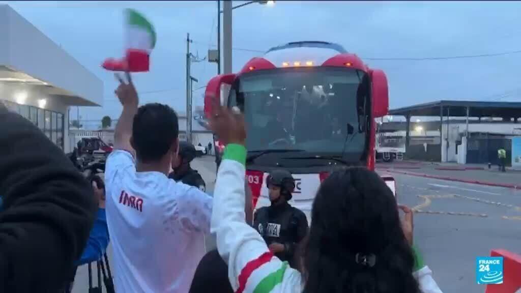 Iran's World Cup team arrives in Mexico amid US visa row