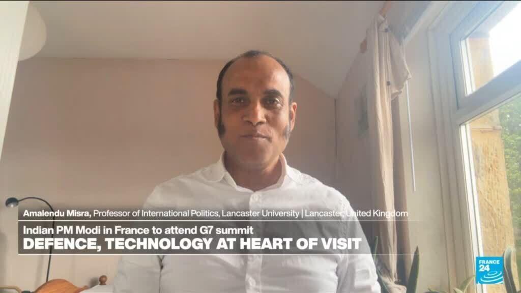 Indian PM Modi in France to attend G7 summit