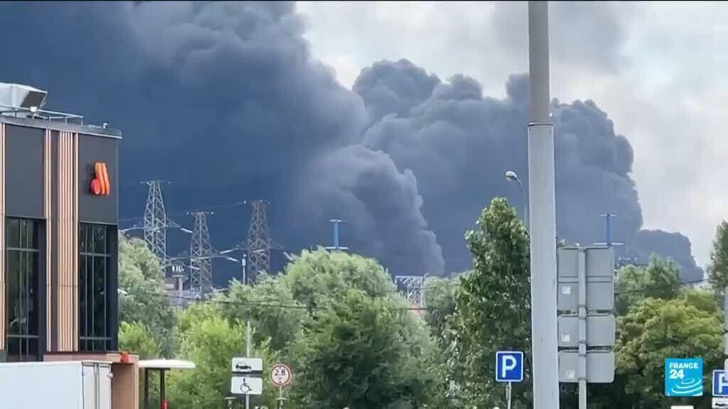Ukraine launches large drone attack on Moscow ahead of NATO meeting