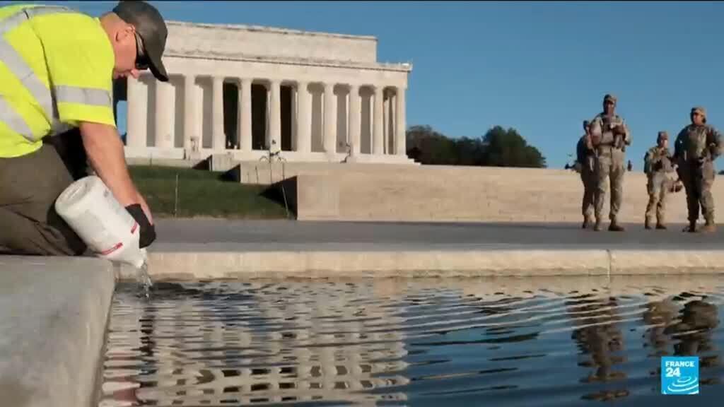Paint from Trump renovation peels off Washington's Reflecting Pool