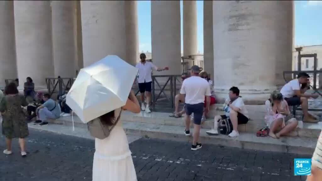 Europe wilts under record temperatures as heatwave sweeps continent