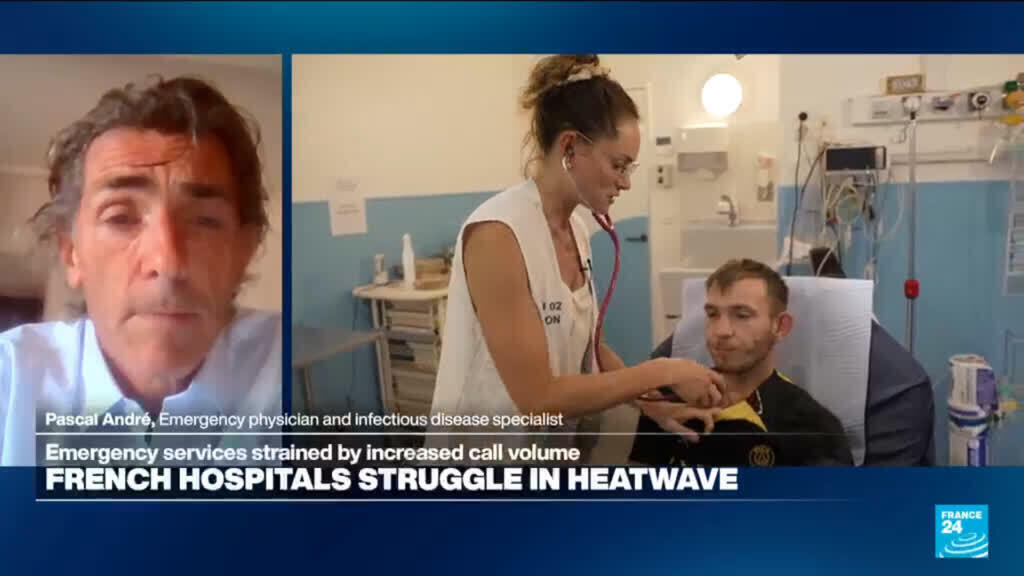 French hospitals struggle in heatwave: Emergency services strained by increased call volume
