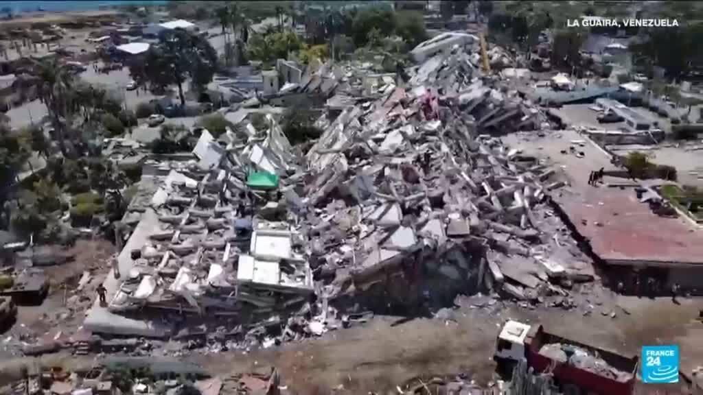 Rescue teams in Venezuela cling to hope as president defends response