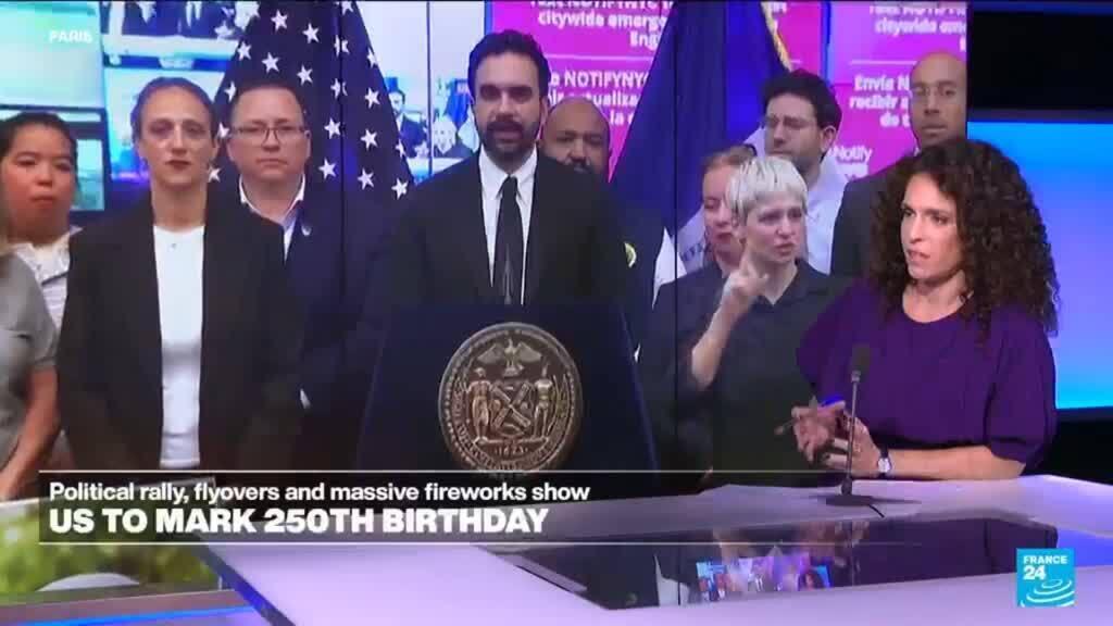As America turns 250, Mamdani leads Trump opposition