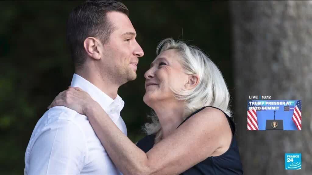 What does Le Pen's presidential bid mean for relationship with Bardella?