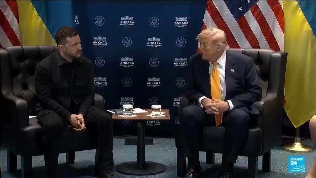 Trump says the U.S. will give license to Ukraine to produce Patriot defense systems