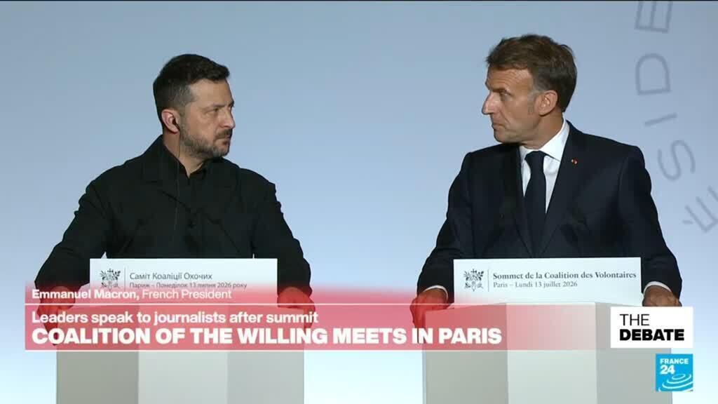 Replay: Macron speaks as Ukraine’s ‘Coalition of the Willing’ meeting ends in Paris